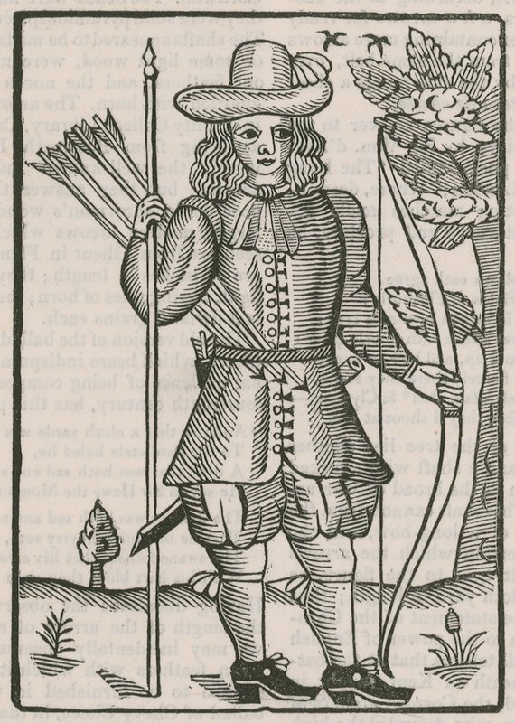 Finsbury íjászok jegye az 1676-os lövöldözésre alkotó: English School