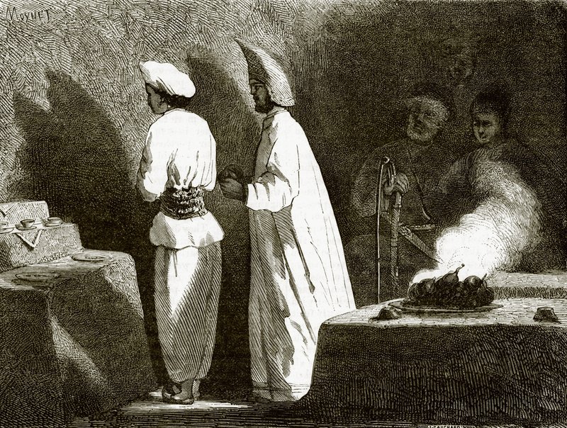 Tűzimádók az Atash-Gah-ban alkotó: English School