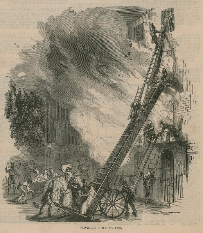 Tűzmenekülés: Wivells Fire Escape alkotó: English School