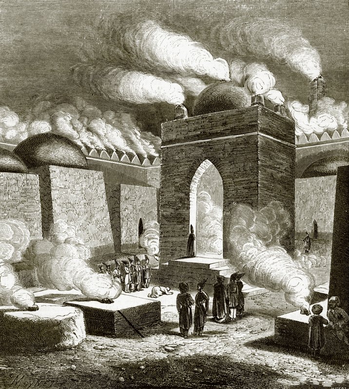 Tűztemplom Baku közelében alkotó: English School