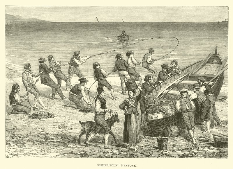 Fisher-folk, Mentone alkotó: English School