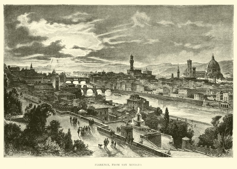 Firenze, San Miniatoból alkotó: English School