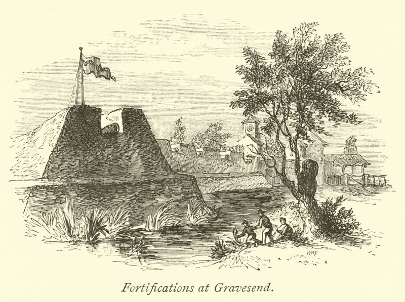 Erődítmények Gravesendnél alkotó: English School
