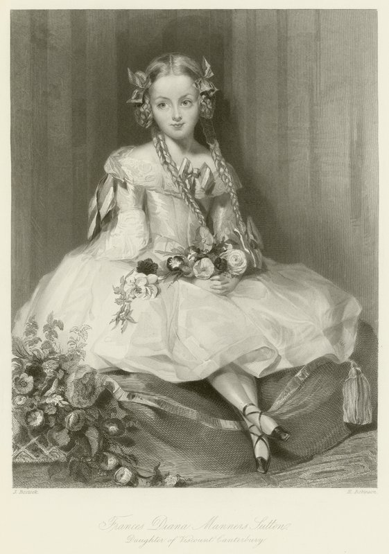 Frances Diana Manners Sutton alkotó: English School