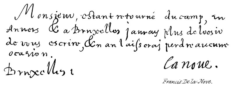 Francis De la Nove alkotó: English School