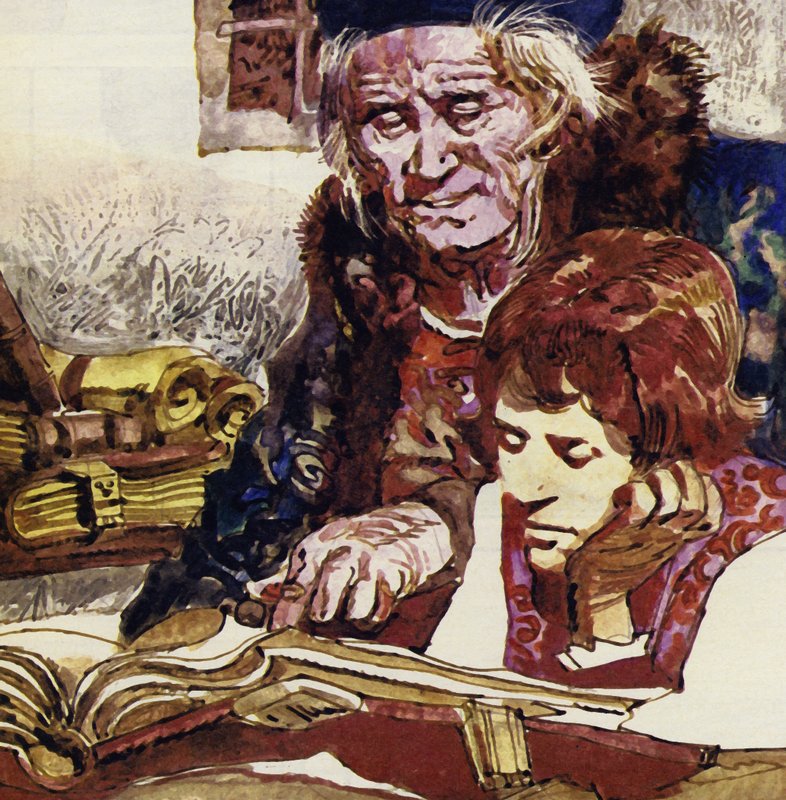 Francois-t egy pap tanította, aki a jótevőjévé vált alkotó: English School