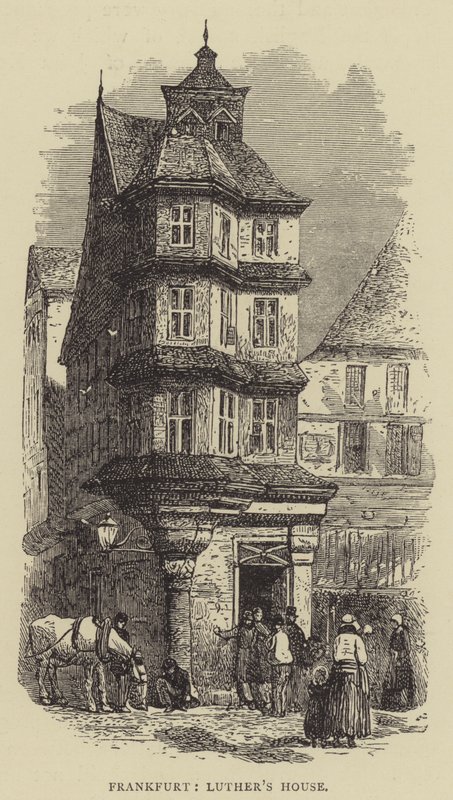 Frankfurt, Luther-ház (metszet) alkotó: English School