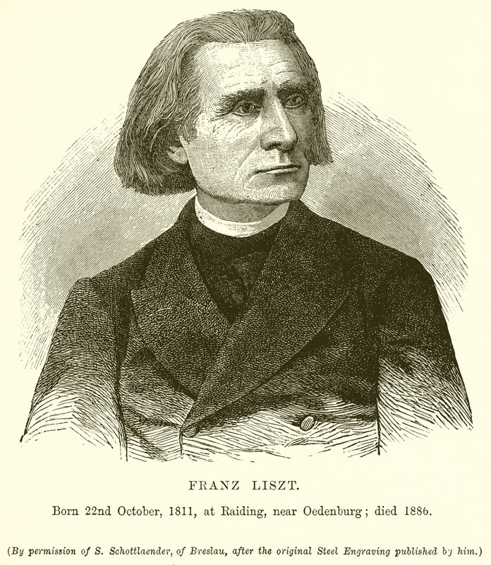 Franz Liszt alkotó: English School