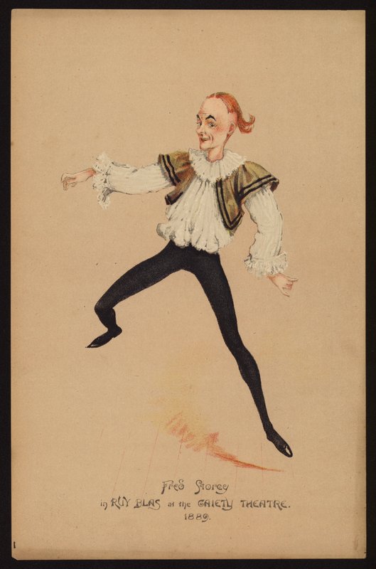 Fred Storey, angol színész és táncos (színes litho) alkotó: English School