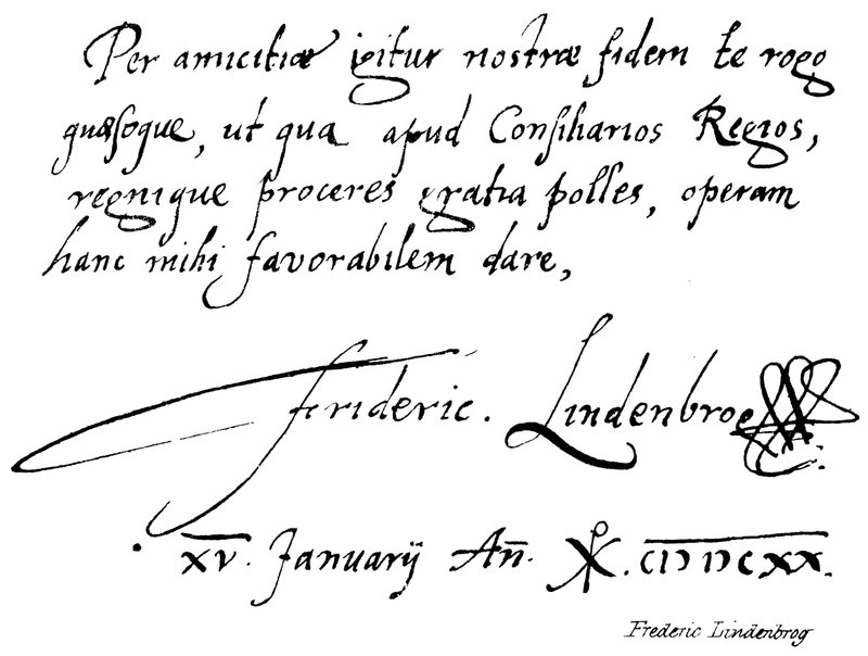 Frederic Lindenbrog alkotó: English School