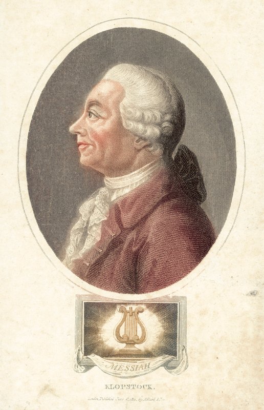 Friedrich Gottlieb Klopstock, német költő (színes metszet) alkotó: English School