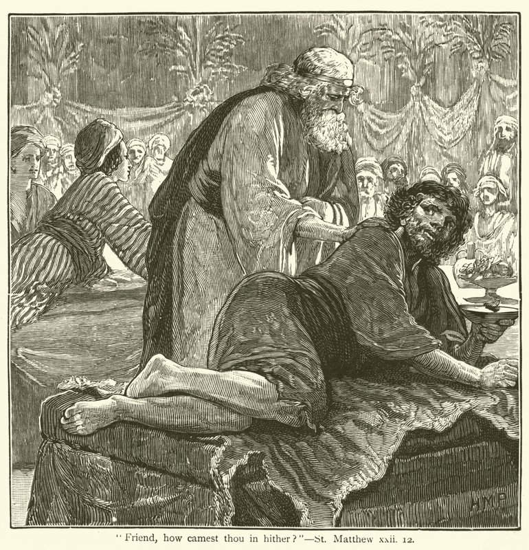 "Barátom, hogy kerültél ide?", Szent Máté, xxii alkotó: English School