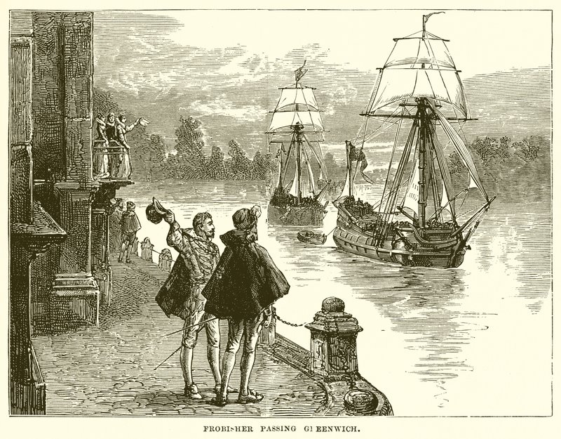 Frobisher Greenwich mellett alkotó: English School