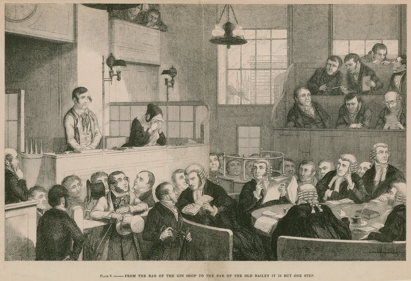 A Gin Shop bárjától az Old Bailey bárjáig csak egy lépés alkotó: English School