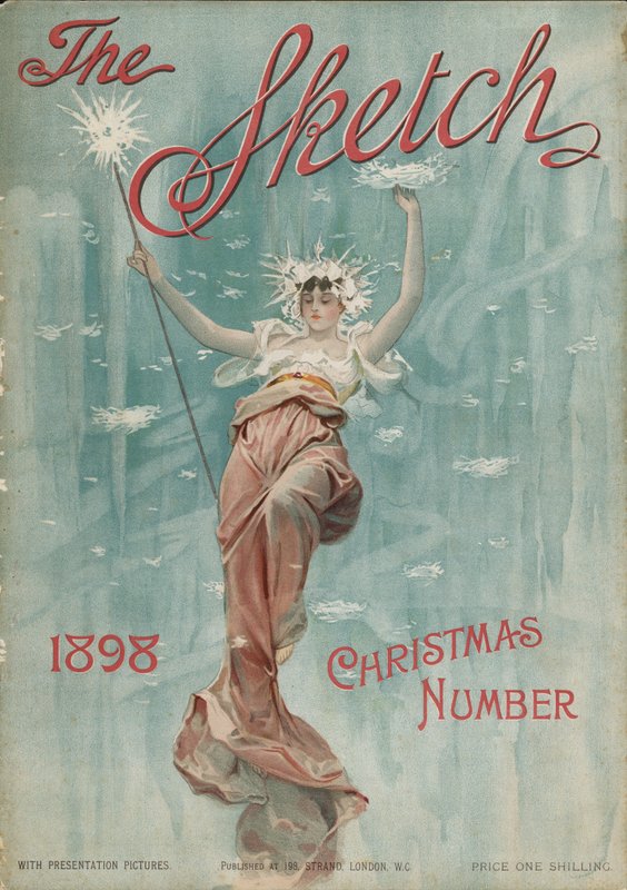 A The Sketch Christmas Number, 1898 címlapja alkotó: English School