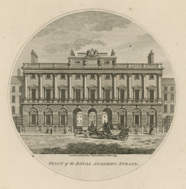 A Királyi Akadémia előtt, Strandben alkotó: English School