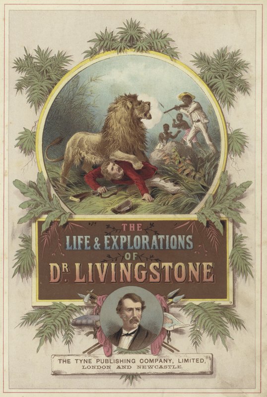 David Livingstone élete és felfedezései címlapja alkotó: English School