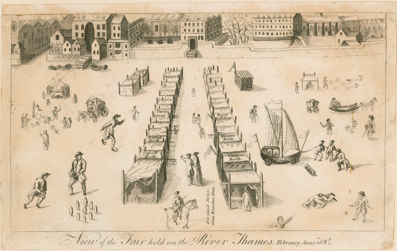 1683-84-es fagyvásár alkotó: English School