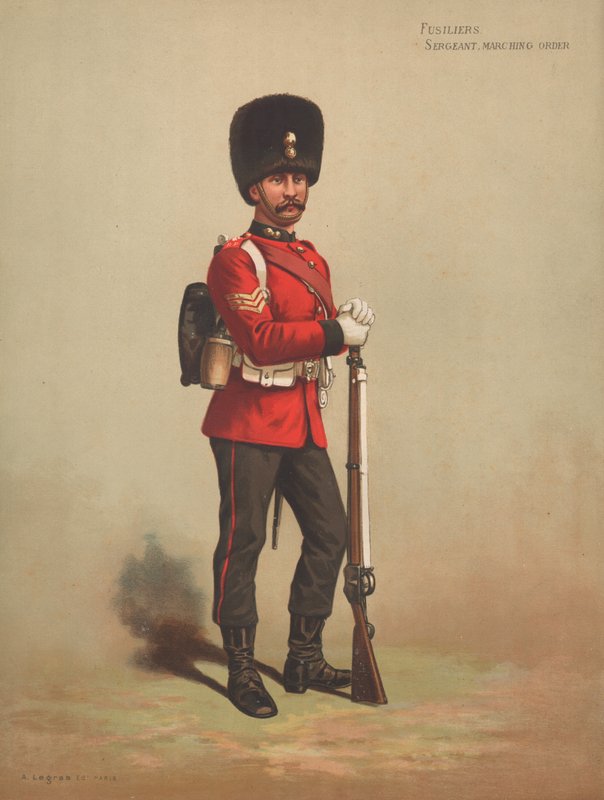 Fusiliers, őrmester, menetrend alkotó: English School