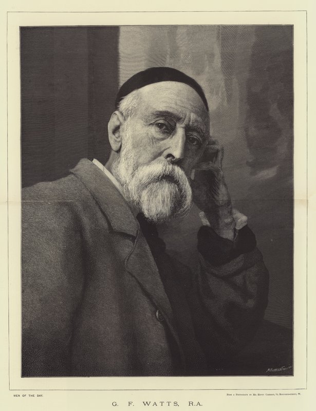 G F Watt, RA (gravírozás) alkotó: English School