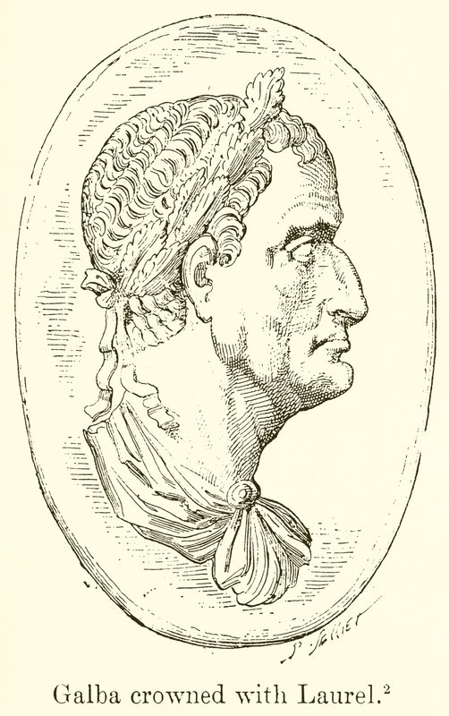 Galba Laurel koronázva alkotó: English School