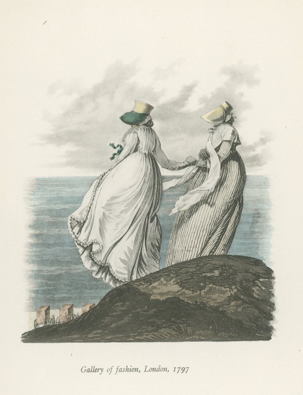Divatgaléria, London, 1797 alkotó: English School