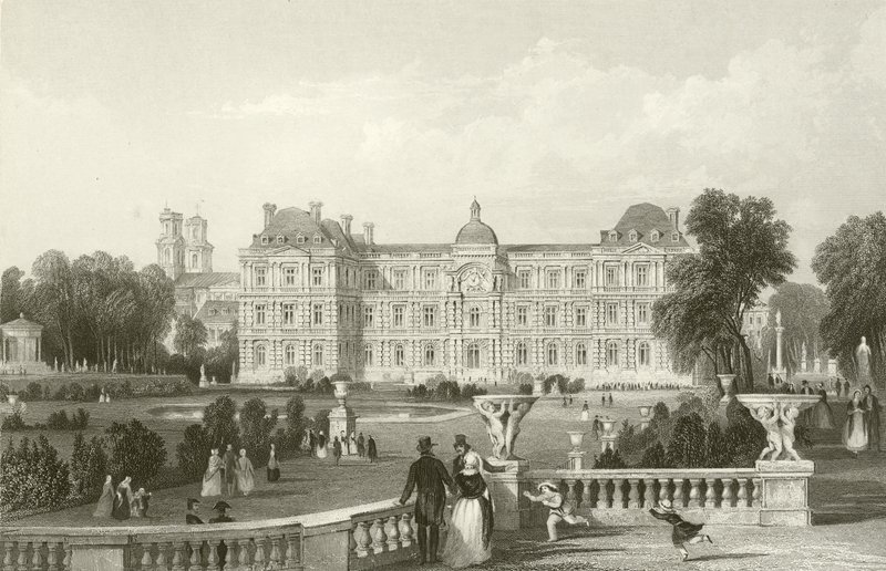 Kert - Luxemburg eleje - Párizs alkotó: English School