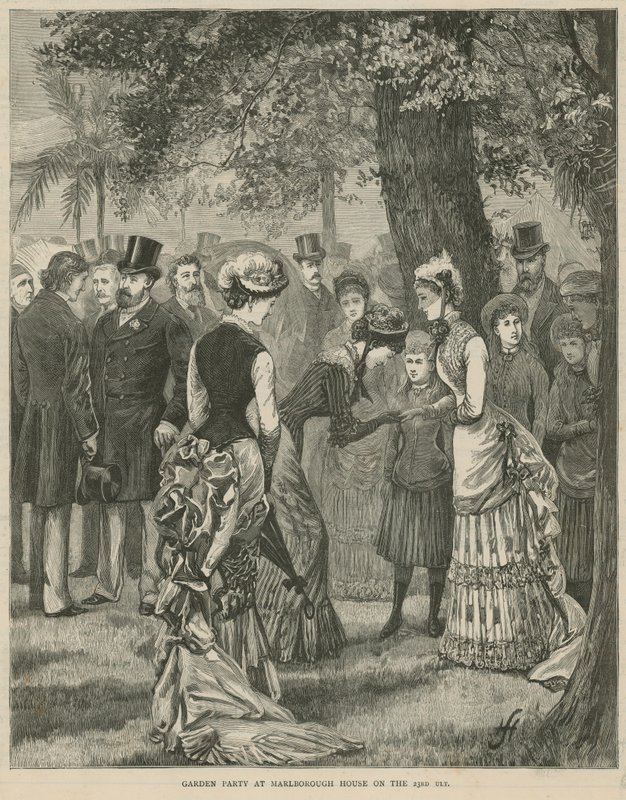 Kerti parti a Marlborough House-ban 1883. július 23-án alkotó: English School