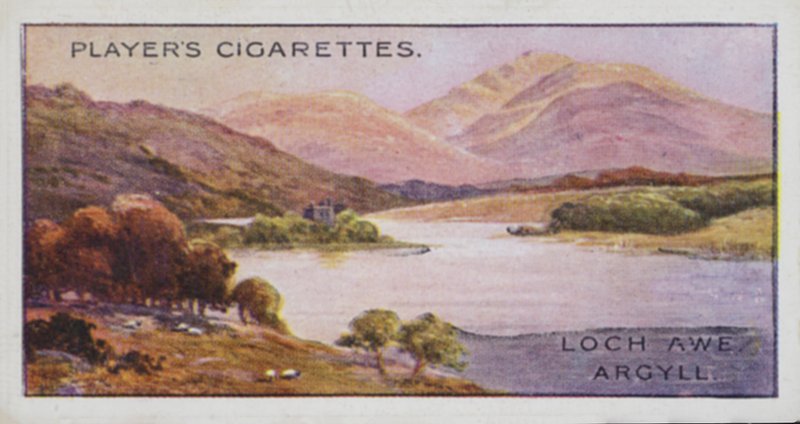 A brit táj ékkövei: Loch Awe, Argyll (színes litográfia) alkotó: English School