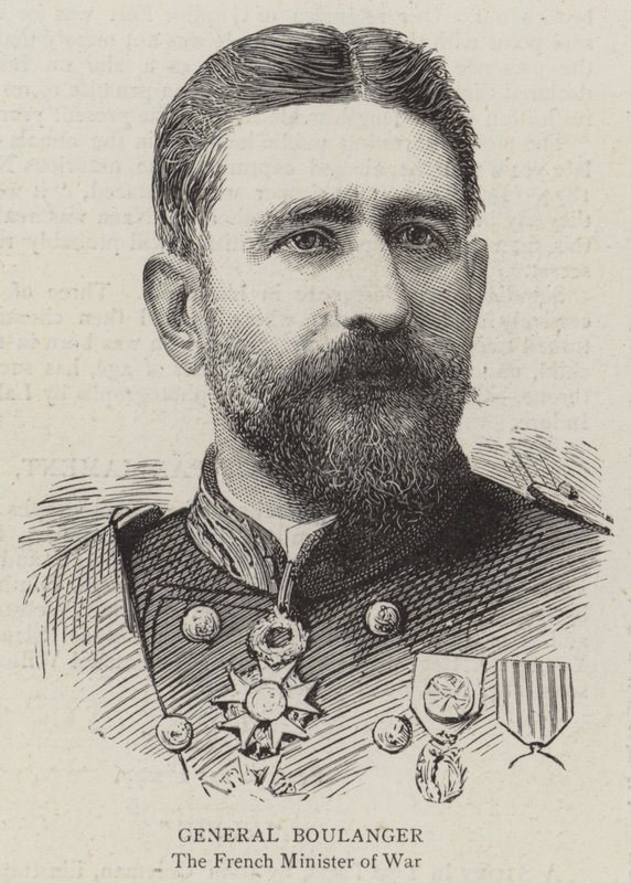 Boulanger tábornok (metszet) alkotó: English School