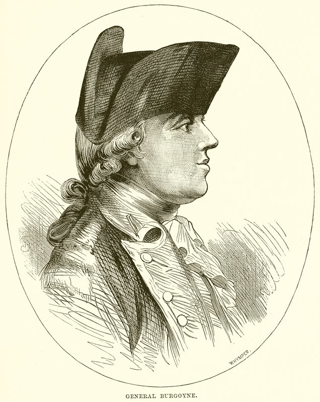 Burgoyne tábornok alkotó: English School