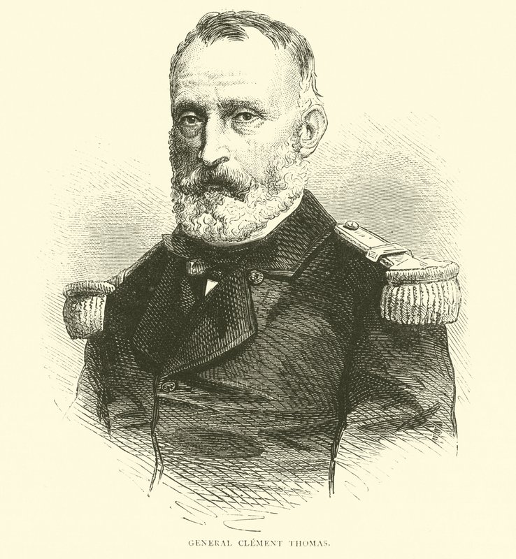Clement Thomas tábornok, 1871. március alkotó: English School