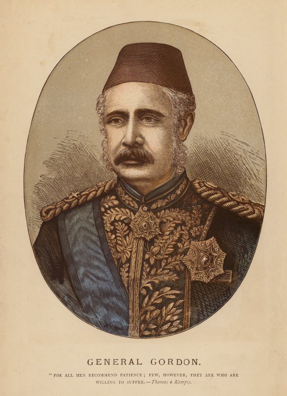 Gordon tábornok (színes metszet) alkotó: English School
