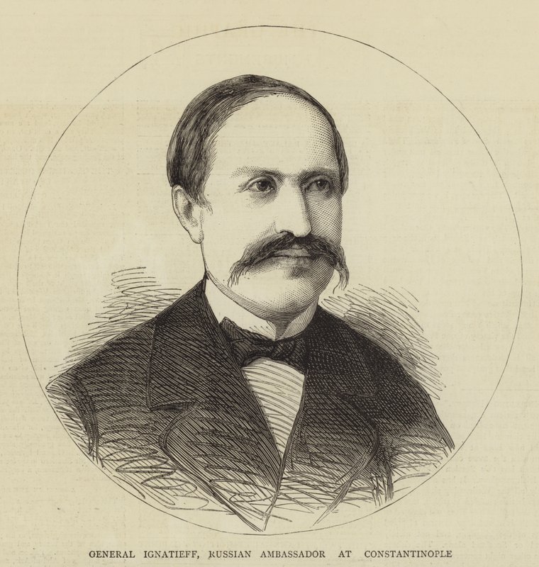 Ignatieff tábornok, orosz konstantinápolyi nagykövet (metszet) alkotó: English School