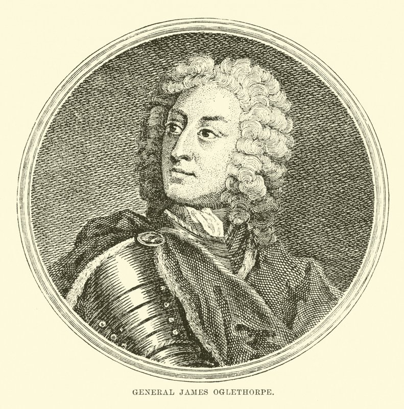 James Oglethorpe tábornok alkotó: English School