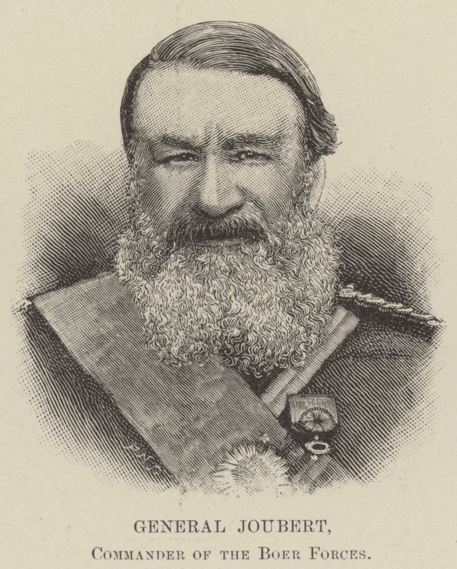 Joubert tábornok, a búr erők parancsnoka (metszet) alkotó: English School