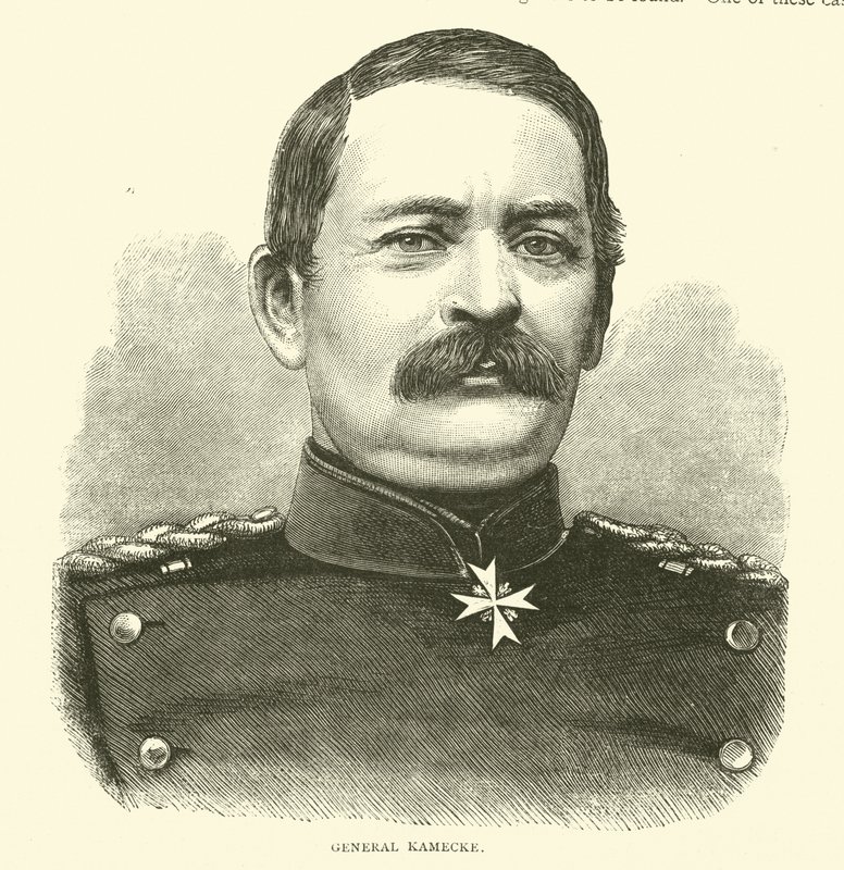 Kamecke tábornok, 1870. október alkotó: English School