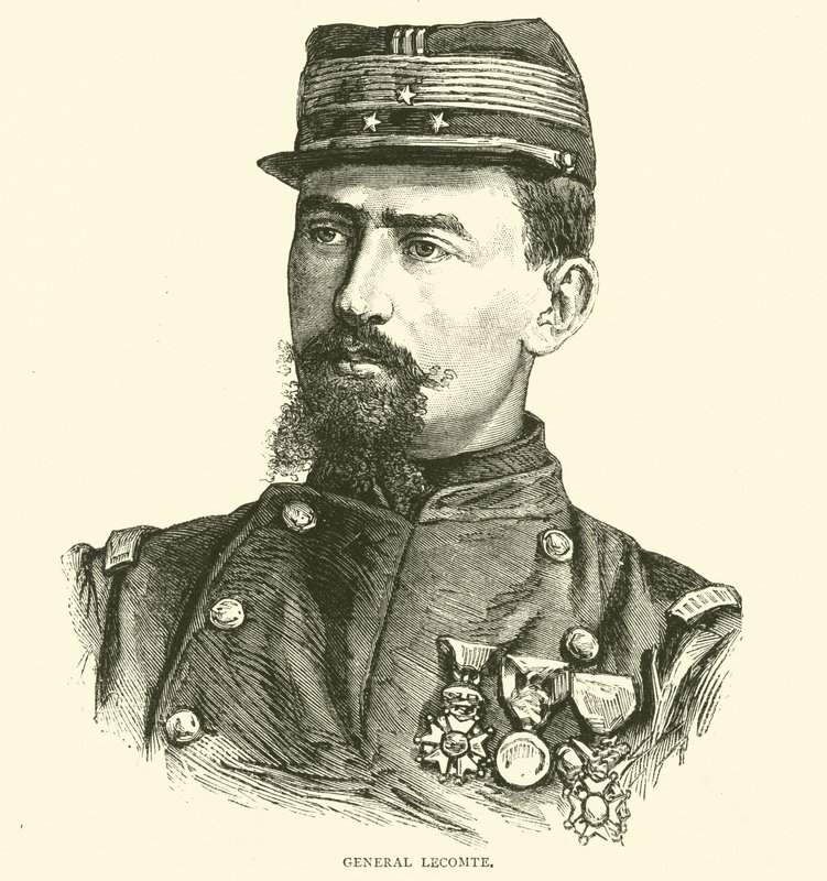 Lecomte tábornok, 1871. április alkotó: English School