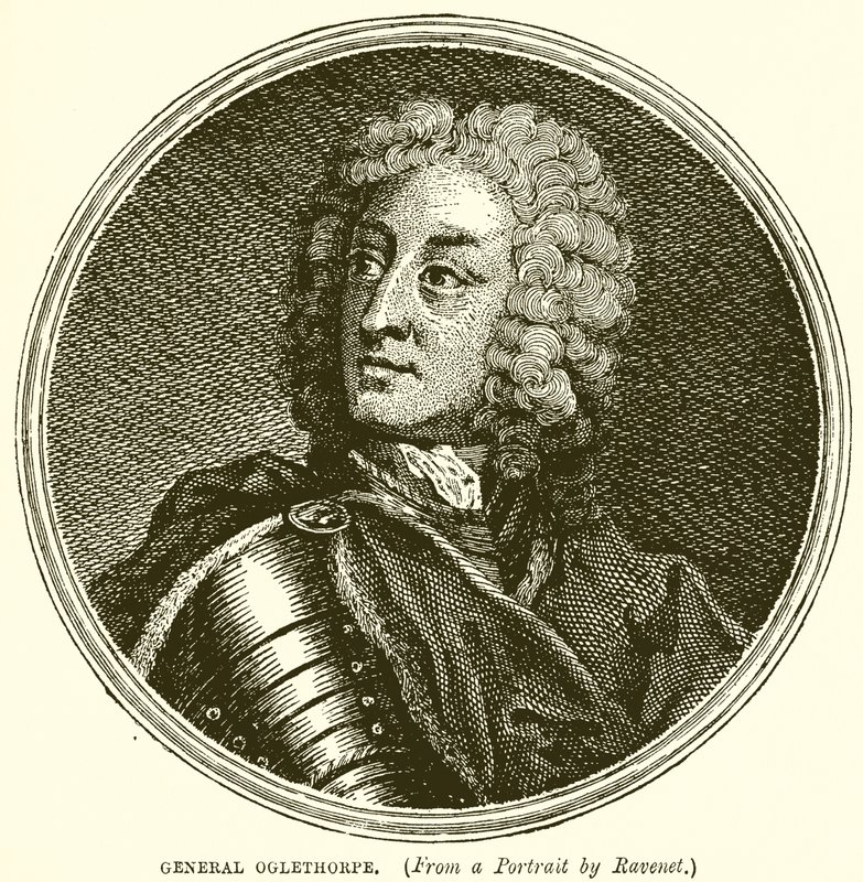 Oglethorpe tábornok alkotó: English School