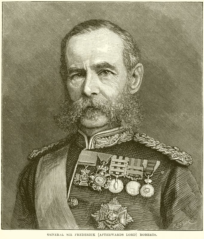 Sir Frederick (utána Lord) Roberts tábornok alkotó: English School