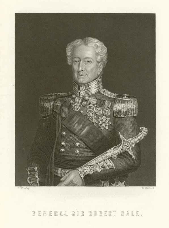 Sir Robert Sale tábornok alkotó: English School
