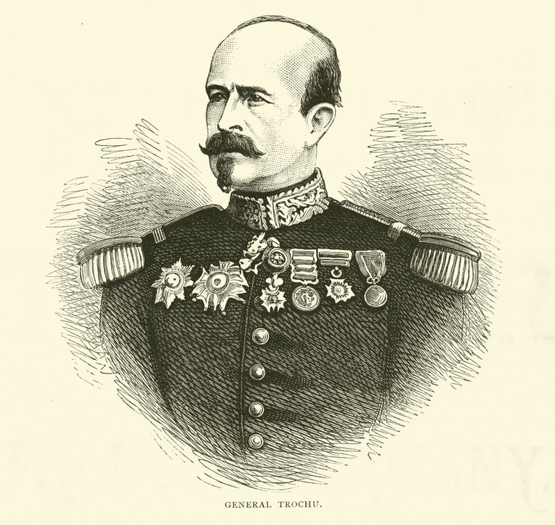 Trochu tábornok, 1870. szeptember alkotó: English School