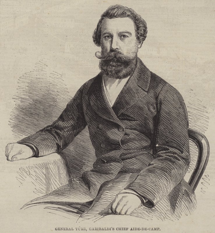 Turr tábornok, Garibaldi fősegédje (metszet) alkotó: English School