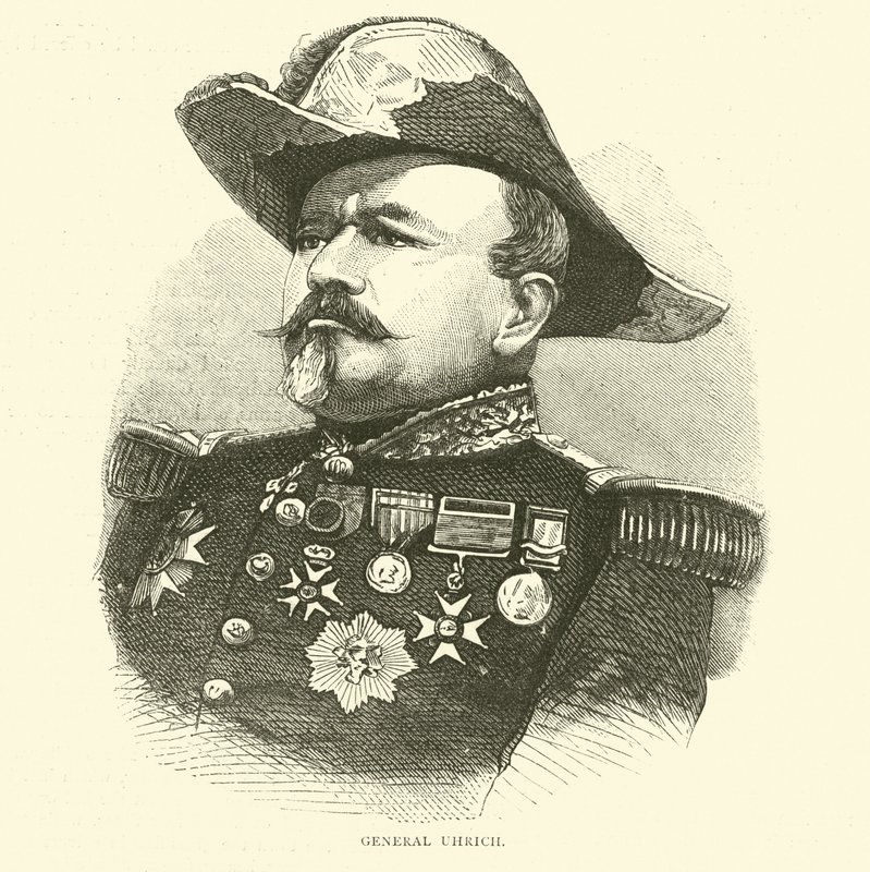 Uhrich tábornok, 1870. szeptember alkotó: English School