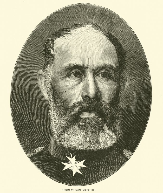 Von Wittich tábornok, 1870. október alkotó: English School