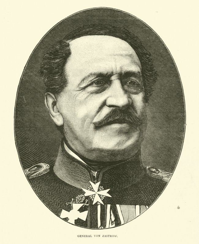 Von Zastrow tábornok, 1870. szeptember alkotó: English School