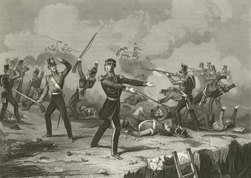Windham tábornok a Redanban, 1855. szeptember 8 alkotó: English School