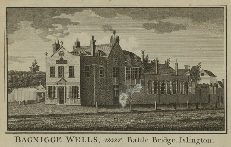 Bagnigge Wells általános képe alkotó: English School