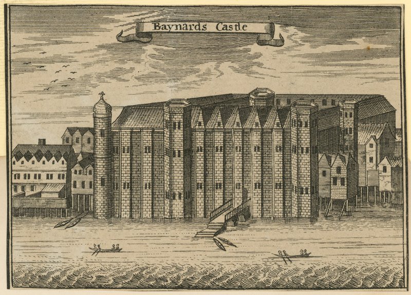 A Baynards-kastély általános képe alkotó: English School
