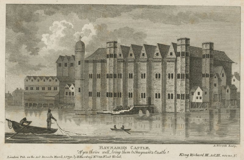 A Baynards-kastély általános képe alkotó: English School